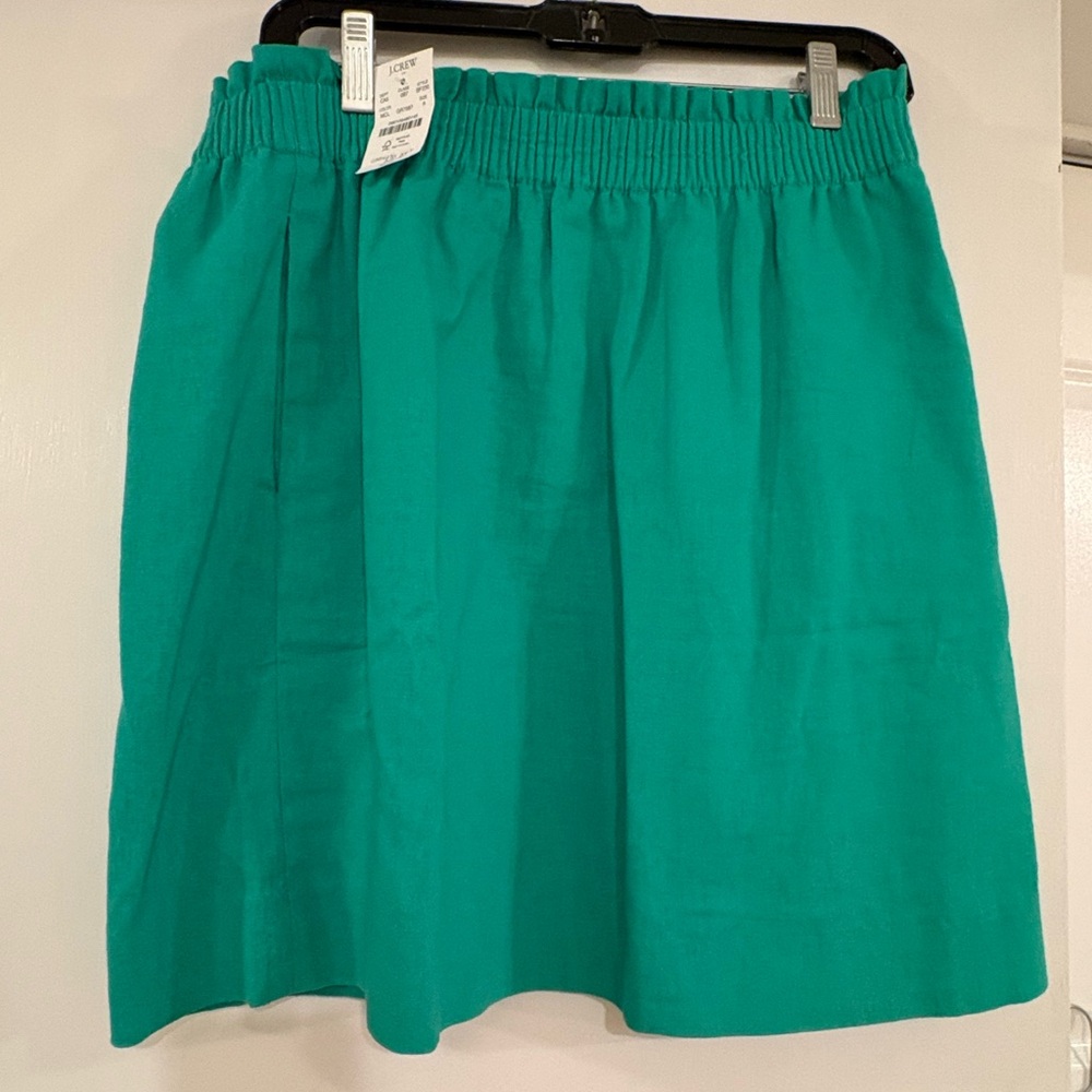 J. Crew Vibrant Teal Mini Skirt